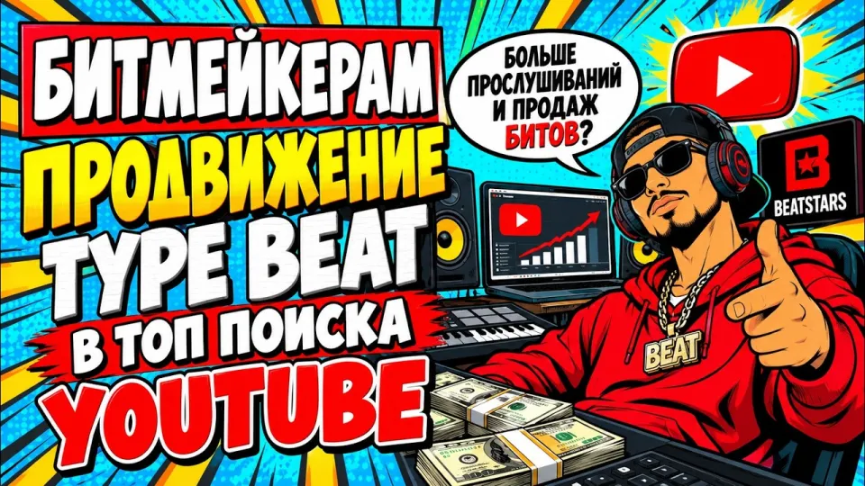Продвижение битов на YouTube выводит Type Beat в топ поиска и превращает просмотры в продажи лицензий